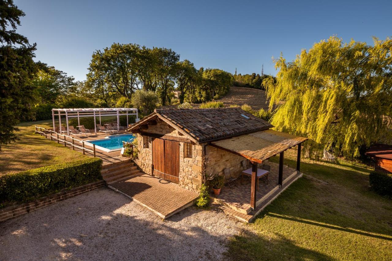 Residenza La Canonica Novilara Bagian luar foto