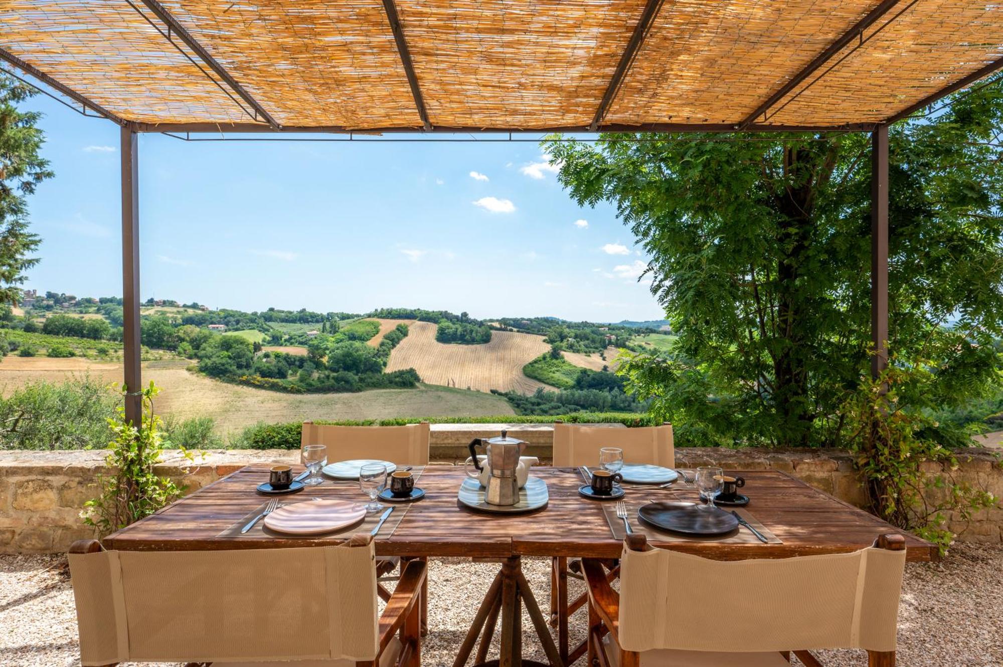 Residenza La Canonica Novilara Bagian luar foto